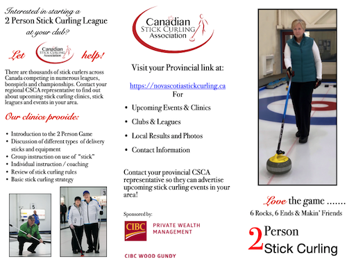 Nova Scotia Stick Curling National Brochure