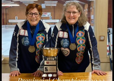 2022 Provincial Champions - Women Pauline Bullerwell & Diane Mallinson