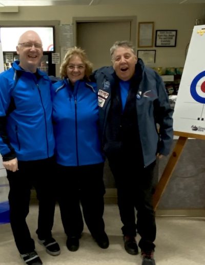 Barrington Nova Scotia Stick Curling Clinic Instructor Group